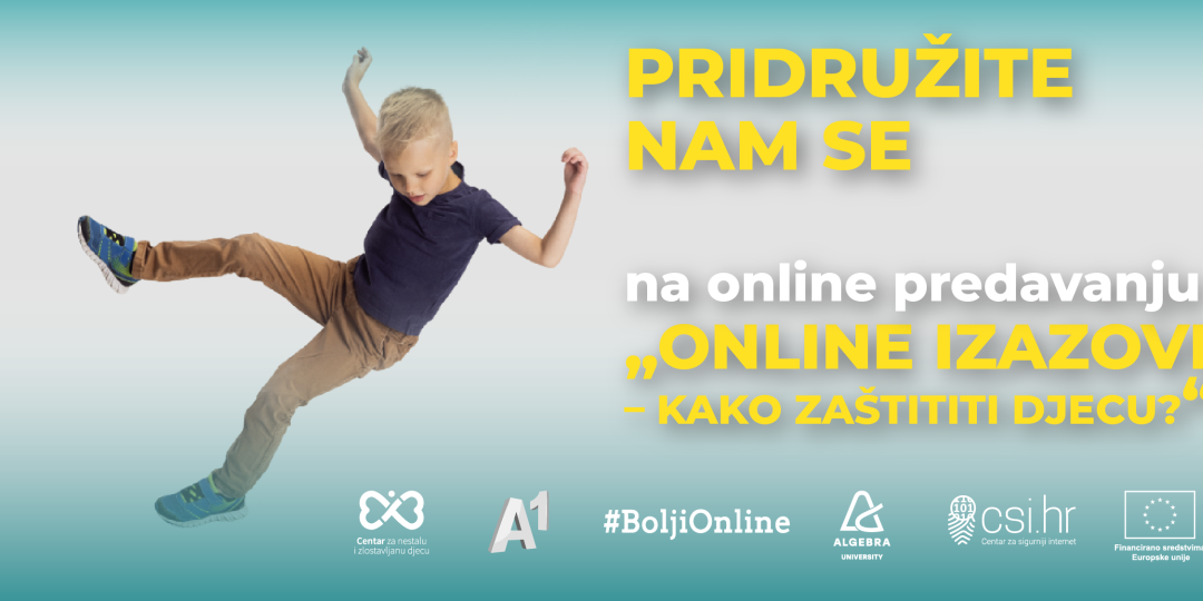 ONLINE PREDAVANJE “Online izazovi” -kako zaštiti djecu?