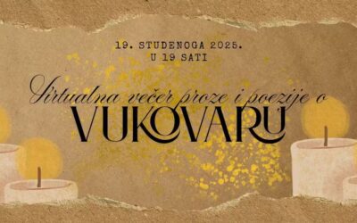 Virtualna pjesnička večer posvećena Vukovaru