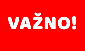 ULAZAK U ŠKOLU ZA SVE UČENIKE I DJELATNIKE JE IZ DOMOBRANSKE ULICE, NA GLAVNA VRATA